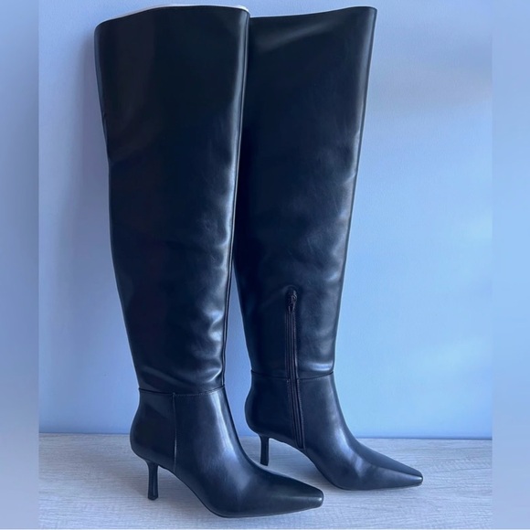 INC International Concepts Shoes - I.N.C. International Concepts Women's Jackston Over-The-Knee Boots Black 8.5 NWT